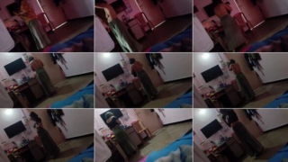 Desi Milf Change Dress Font Of Nephew