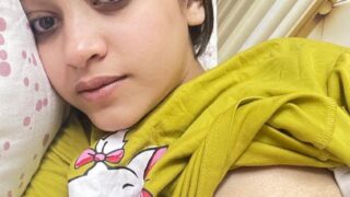 Extremely Beautiful Gorgeous Indian Girl Showing her Great Tiddies for Boyfriend Nude