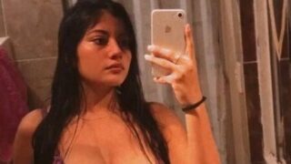 Sexy Hot Babe Fully Frontal NUDE in Bathroom Showing Ass, Pussy , Rubbing Pussy Pic’s+Video’s Don’t Miss