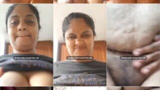 Desi Hot Bhabi Showing Her Boobs And Pussy To Lover On VC