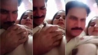 Desi Mature Hot Wife Boobs Sucked By Neighbor Lover