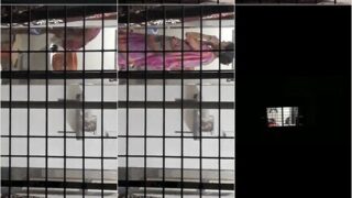 Desi Neighbor Bhabi Dress Changing Screctly Captured Through Window