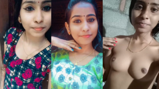 Cute Sexy Slim Mallu Girl Showing her Boobs , Spread Tiny Shaved Pussy , Pussy Fingered by Boyfriend Few