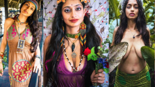 Indian Model Going Bali for Nude Photoshoot & She Shares Experience When Shy Lying Fully on Bed & her Maid Cleaning Room Nude