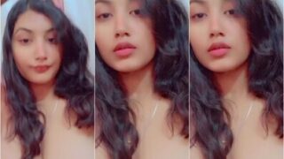 Cute Young Girl Showing Boobs Kissing Riding on Boyfriend Dick Hard Fucking Moaning