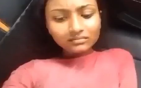 Desi Girl Fucking with Boyfriend in Car During Period and Talking