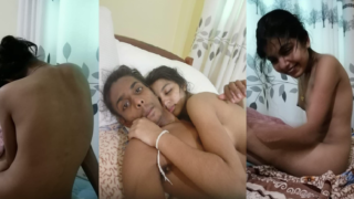 Extremely Cute Young Nibbi First Time Enjoying with Boyfriend in OYO Nude