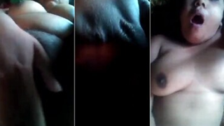 Extremely Horny Village Wife Fingering