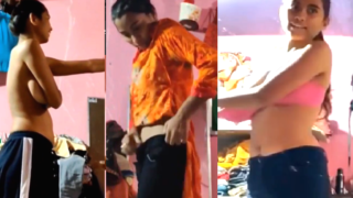 Most Viral Indian Sister Video Ft. Sexy Indian Girl Changing Clothes But Suddenly her Naughty Brother Open Door & then He Started Saying on her Everyday