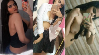 Sexy College Girl Garima Showing Boobs Rubbing Pussy