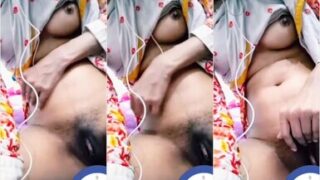 Sexy Slim Mallu Girl Fingering Pussy