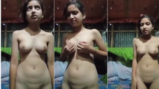 Cute Shy Village Girl Fully Nude Fingering