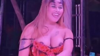 Nisha Maharana Showing Boobs on Stage Show