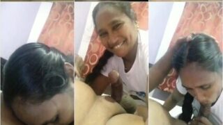 Cheater Bhabhi Giving Handjob Blowjob To Lover
