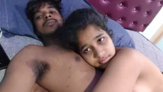 Cute Young Desi Girl Fucking with Boyfriend Cum Inside Pussy Moaning