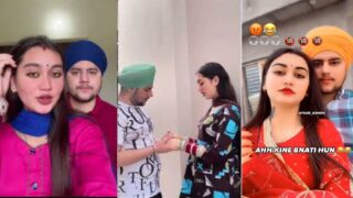 Extremely Beautiful Punjabi TikToker Sucking Boyfriend Dick in Car After Video Getting Viral They Get Married