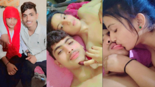 Extremely Cute Young Teen Haryanvi Girl Clean Shaved Tiny Pussy Fucked by Boyfriend on Khat After Class