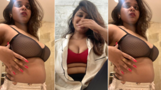 Gorgeous Curvy Figure Banglore Babe Seducing her Senior for Getting Promotion Nude Pic’s+Video’s