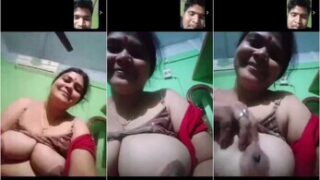 Cheater Indian Wife Showing Big Boobs On VC