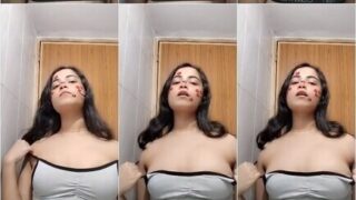 Beautiful Horny Girl Showing Boobs