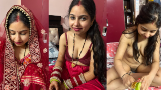 Extremely Beautiful Newly Married Indian Wife Leaked Honeymoon