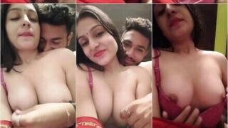 Pretty Indian Wife Boobs Pressing Kissing Hard Fucking in Hotel Loud Moaning Don’t Miss