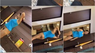 Sexy High Class Babe Nude Walking After Fucking With Boyfriend In OYO Pic’s & Video
