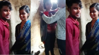 Village Couple Kissing, Boob Pressing & Stand Fucking with Boyfriend While his Best Friend Recording Video Then his Best Friend Enjoying with his Girlfriend in Front of him 4 Video’s with Audio Don’t Miss