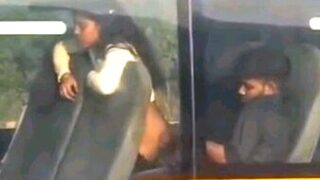 Young Indian Couple Fucking in Bus Viral Video