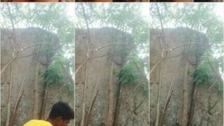 Beautiful Slim Girl Fucking With Boyfriend In Jungle