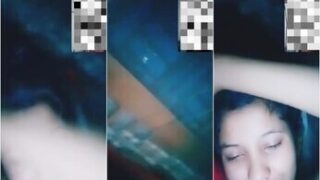 Beautiful Village Girl Showing For Boyfriend On VC