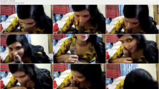 Bhabhi Giving Blowjob To Lover