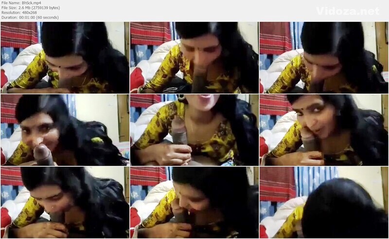 Bhabhi Giving Blowjob To Lover