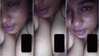 Big Boobs Girl Showing Under Blanket For Boyfriend