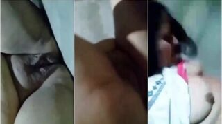 Cheater Aunty Showing Boobs Pussy For Lover