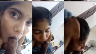 Desi Horny Babe Giving Handjob Blowjob To Boyfriend