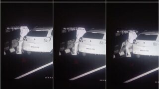 Horny Indian Couple Fucking On Highway Captured In Cctv Cam