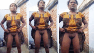 Tamil Aunty Pussy Captured By Neighbor