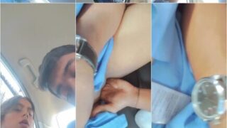 Beautiful Girl Pussy Fingered By Boyfriend Inside Car