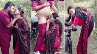 Marathi Wife Kavita Doggy Style Fucking In Jungle