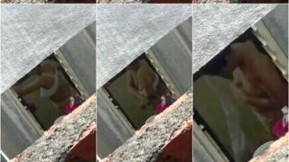 Neighbour Bhabhi Removing Clothes Secretly Captured