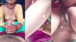 Village Wife Giving Blowjob Anal Fucking