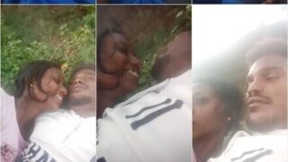 Young Mallu Couple Outdoor Blowjob