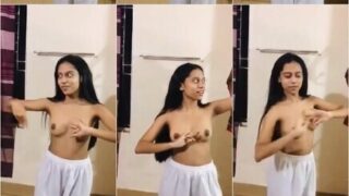 Beautiful Girlfriend Nude Dancing Slapping Ass Riding On Boyfriend Dick