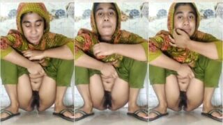 Nasty Married Bhabhi P!ssing