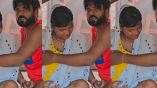 Rajasthani Horny Couple Enjoying At Terrence