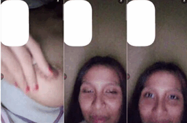 Shy Girl Showing On Video Call