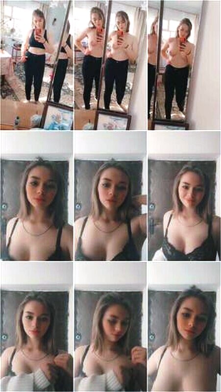 Slim Girl Showing Her Boobies