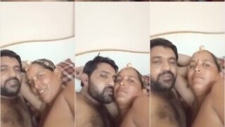Aunty Enjoying With Lover