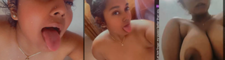 Beautiful Wife Showing Boobs Giving Blowjob Fucking